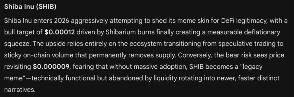 SHIB AI - prediksi harga crypto