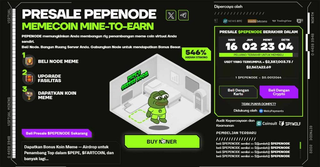 Pepenode - prediksi harga kripto