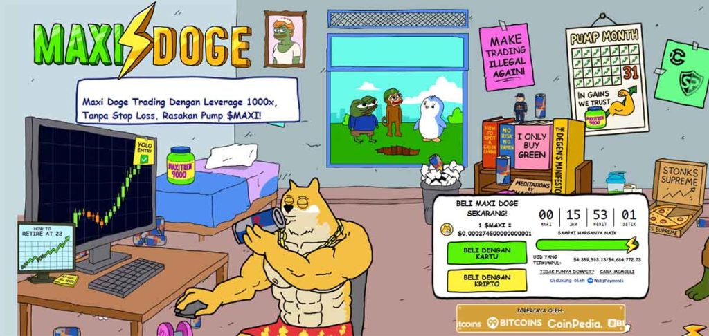 maxi doge - prediksi harga dogecoin