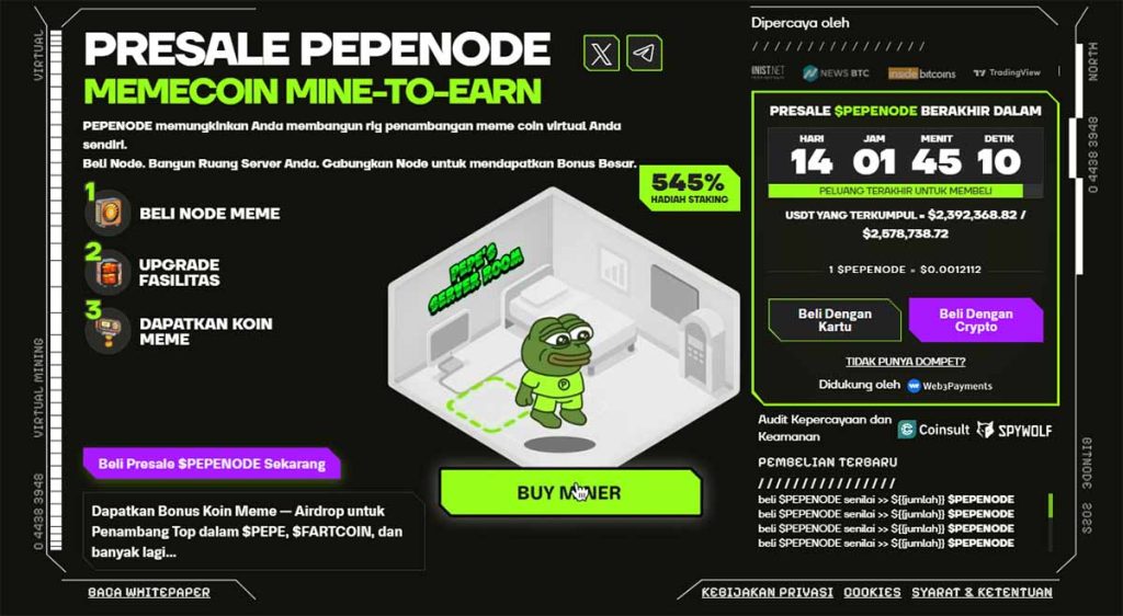 Pepenode Presale
