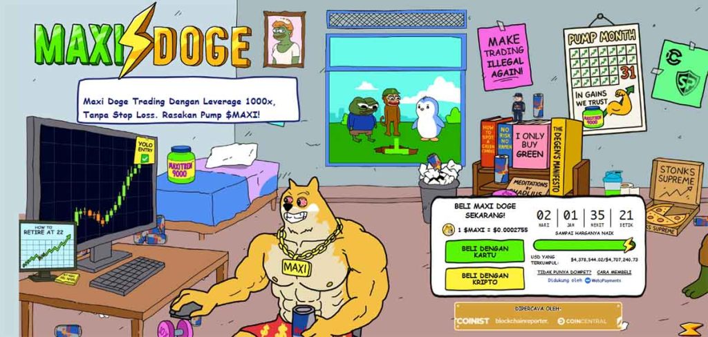 Maxi Doge - prediksi harga ethereum