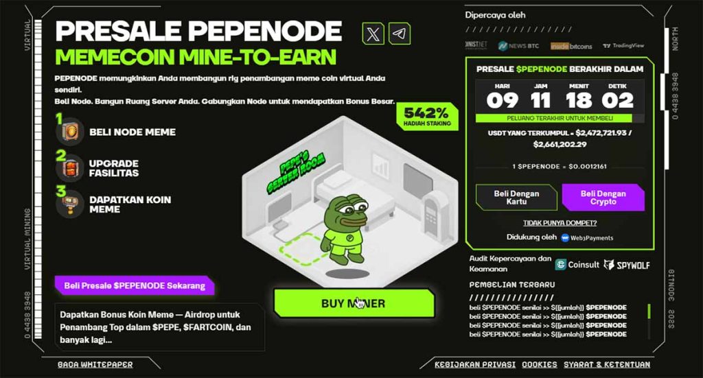 Pepenode - prediksi harga chainlink
