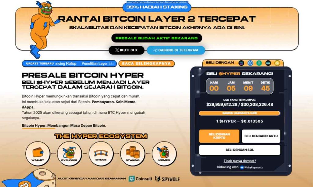 Bitcoin Hyper - altcoin terbaik untuk dibeli