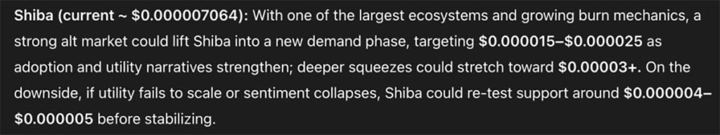 SHIB ChatGPT - prediksi harga kripto