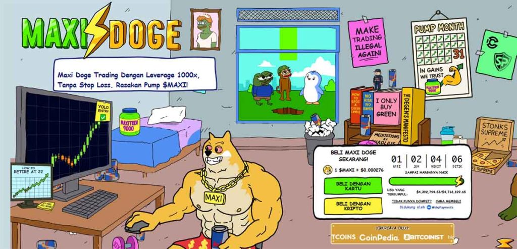 Maxi Doge - prediksi harga kripto