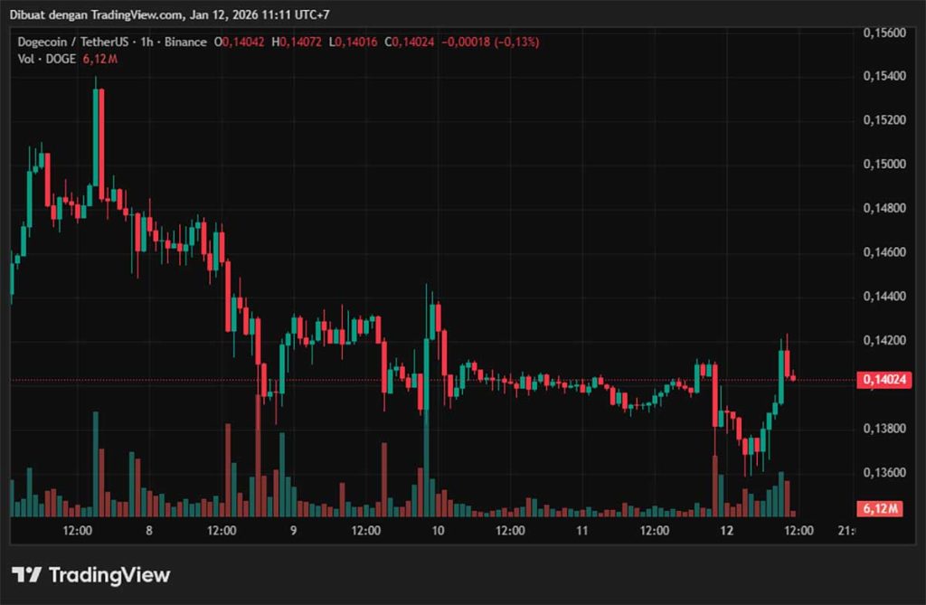 DOGE/USDT - meme coin terbaik