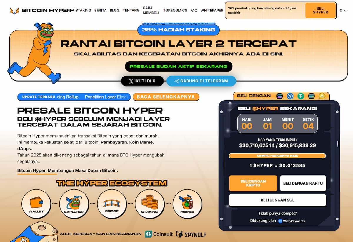Prapenjualan Bitcoin Hyper