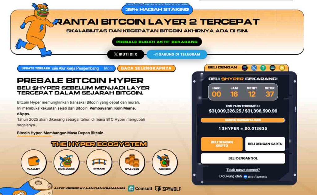 Bitcoin Hyper - kripto yang akan meledak