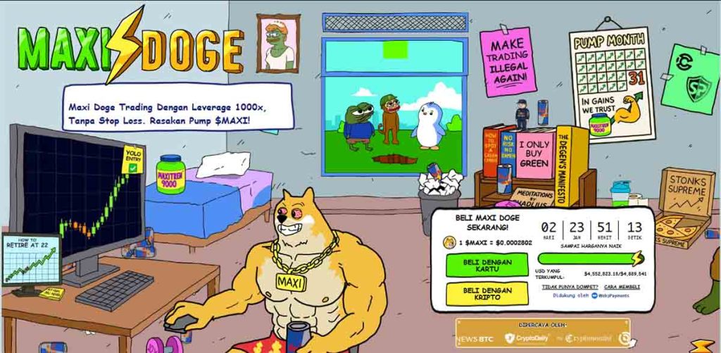 maxi doge - harga solana