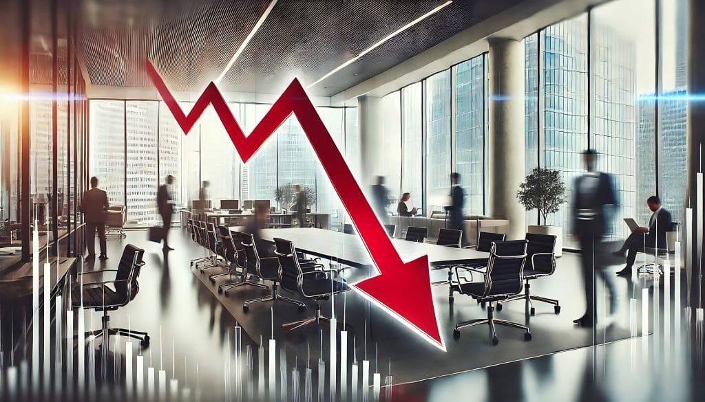 Wirtschaftsabschwung - KI generiert