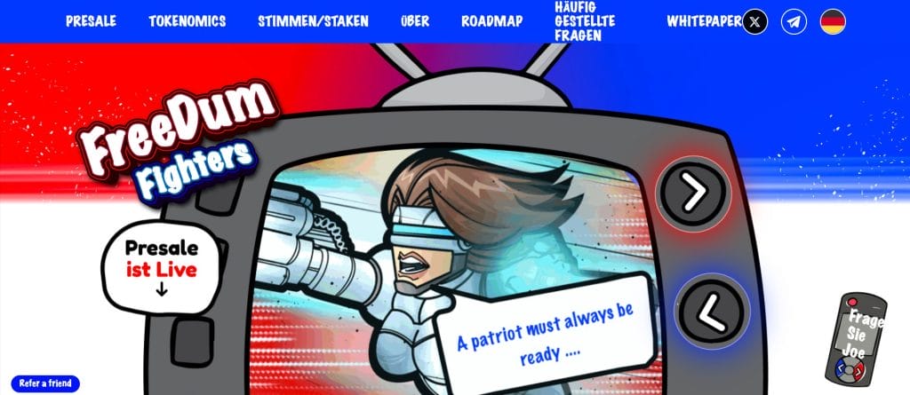 FreeDum Fighters official website