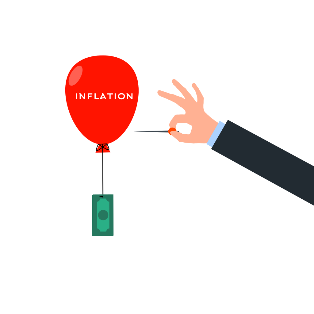 Inflations Blase platzt