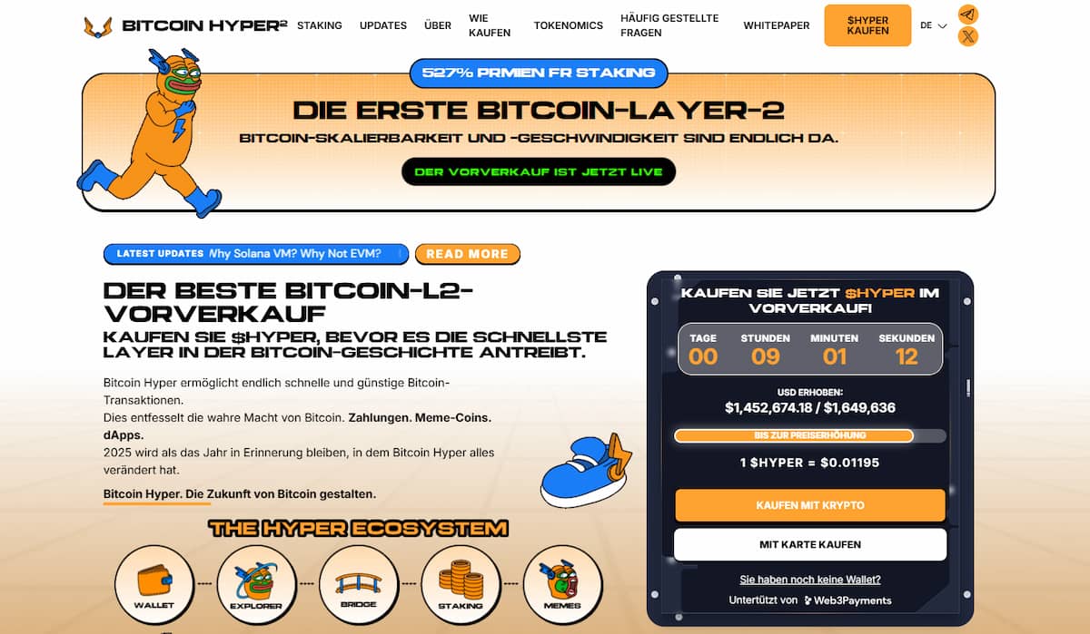Bitcoin Hyper Krypto Staking