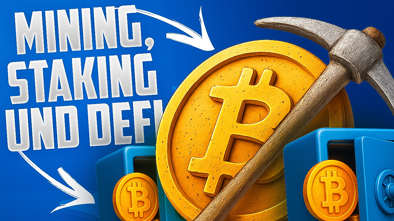 Mining, Staking und DeFi