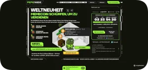 PepeNode Homepage