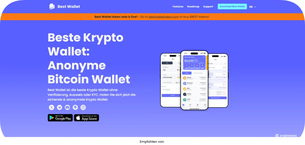 Best Wallet Homepage