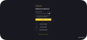 Binance Homepage