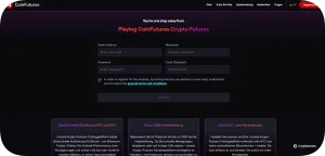 Coinfutures anmelden