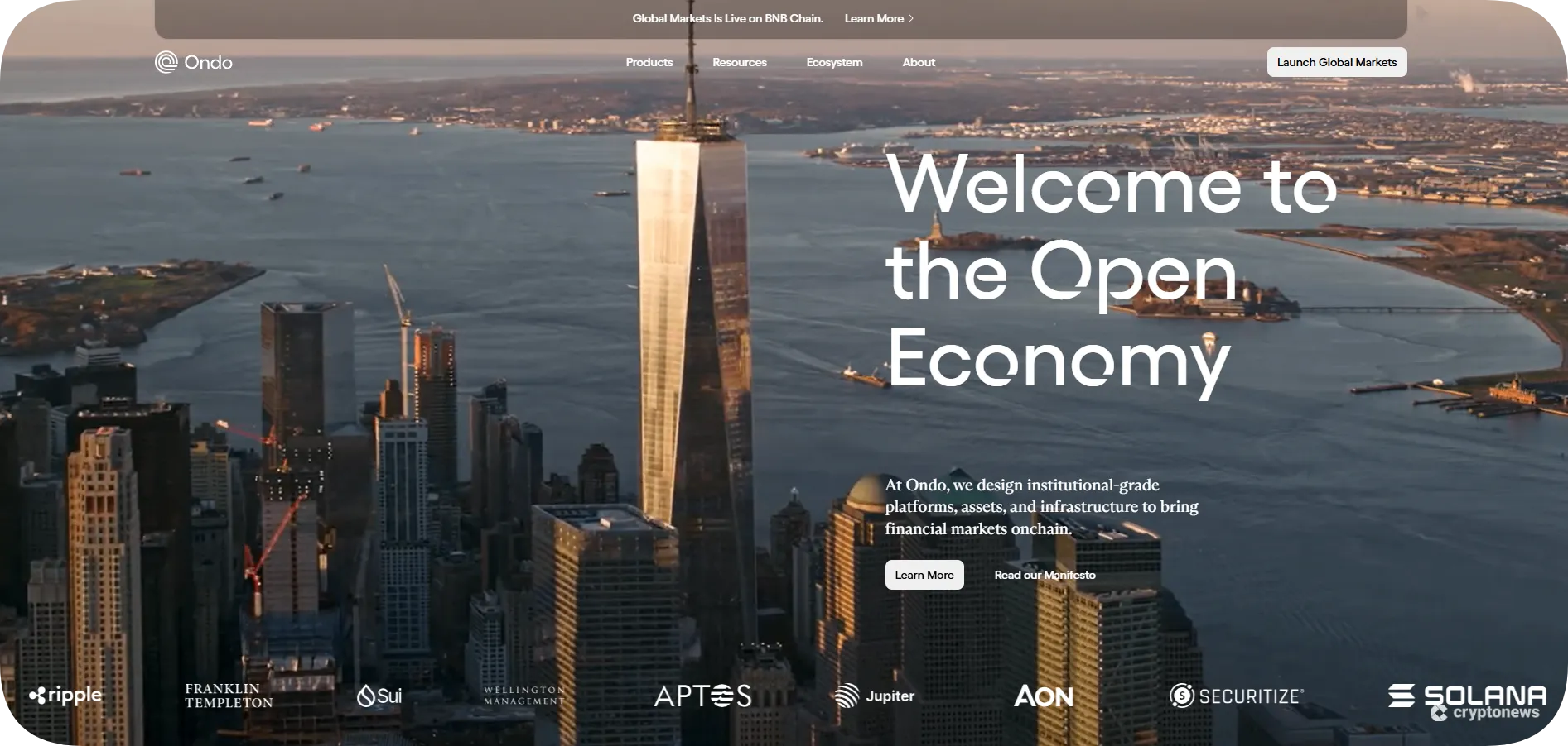 Ondo Homepage