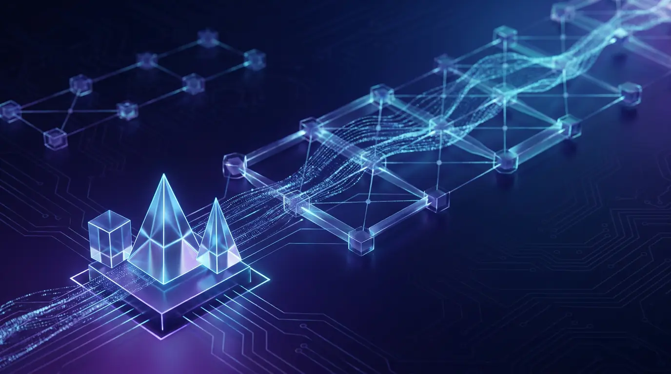 Zero-knowledge proof blockchain network infrastructure with geometric nodes and data streams