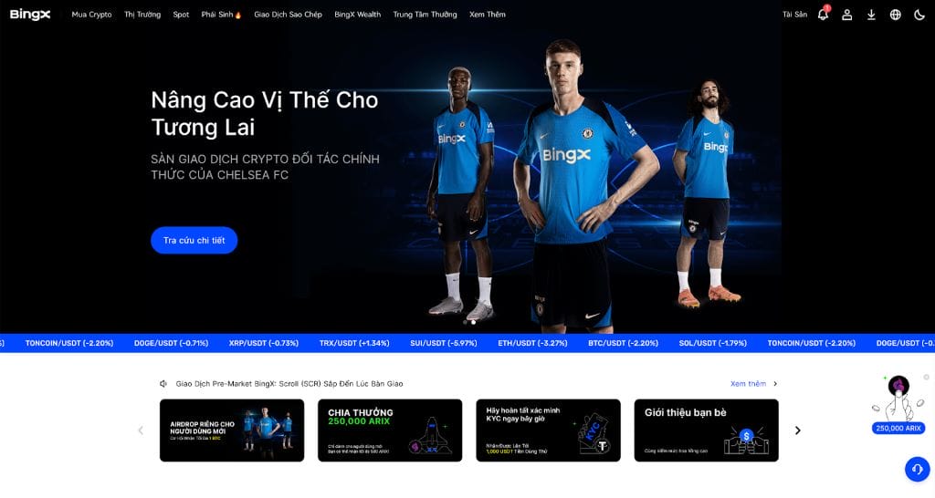 BingX – Kết nối nhanh chóng đến các nhà giao dịch