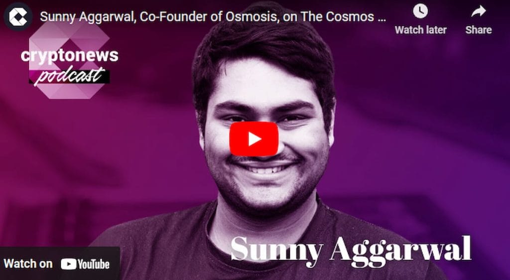 Sunny Aggarwal chia sẻ về Cosmos, Osmosis và DeFi
