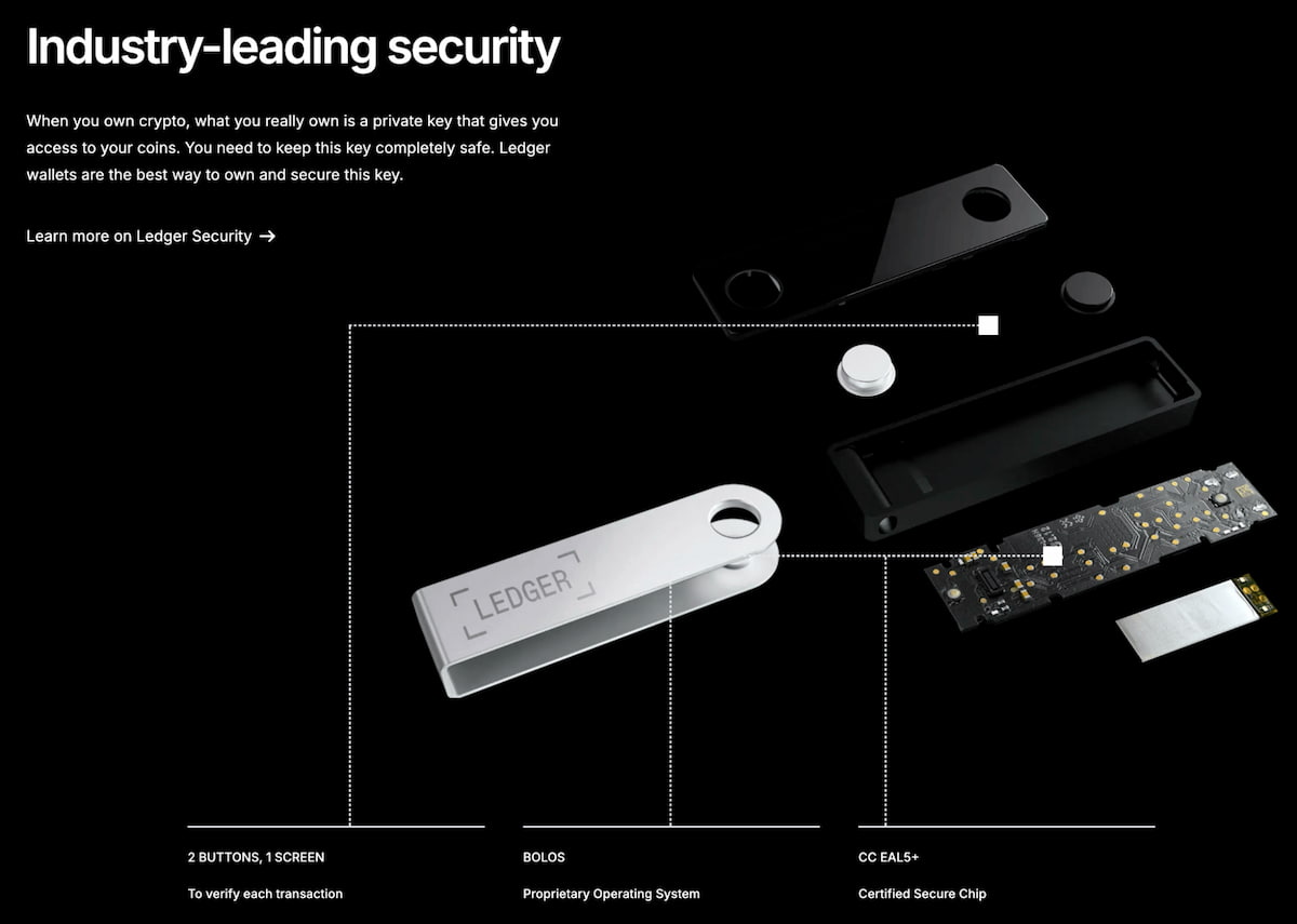 Ledger – Ví Ethereum phần cứng tốt nhất để tích hợp với DeFi