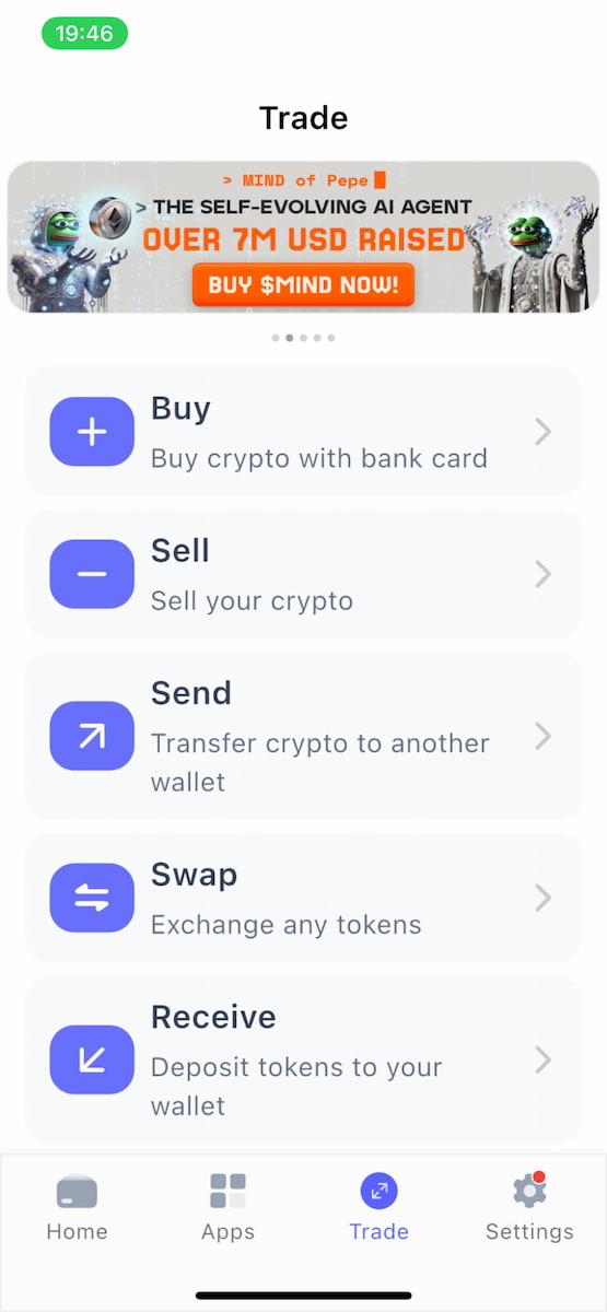 Bước 3 Giao dịch tiền điện tử