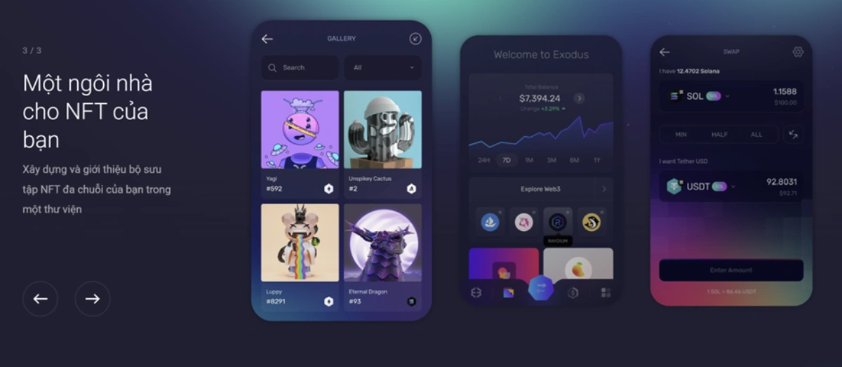 Exodus – Phí giao dịch cạnh tranh nhất