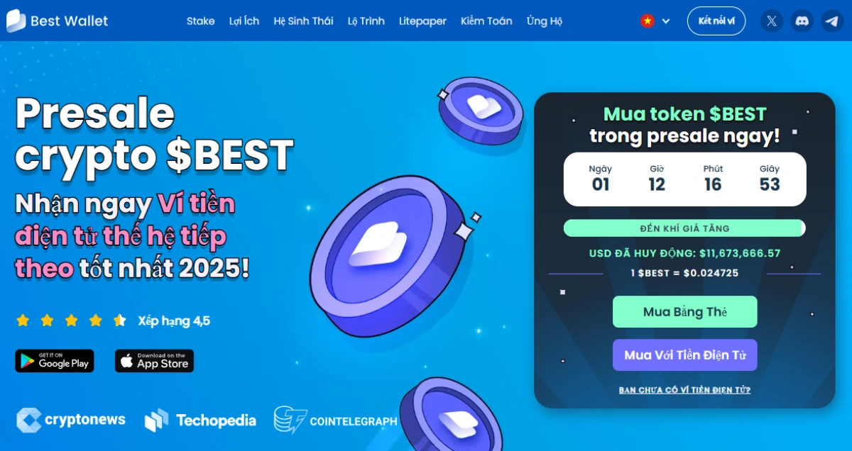 Chương trình Airdrop không thể bỏ lỡ của Best Wallet