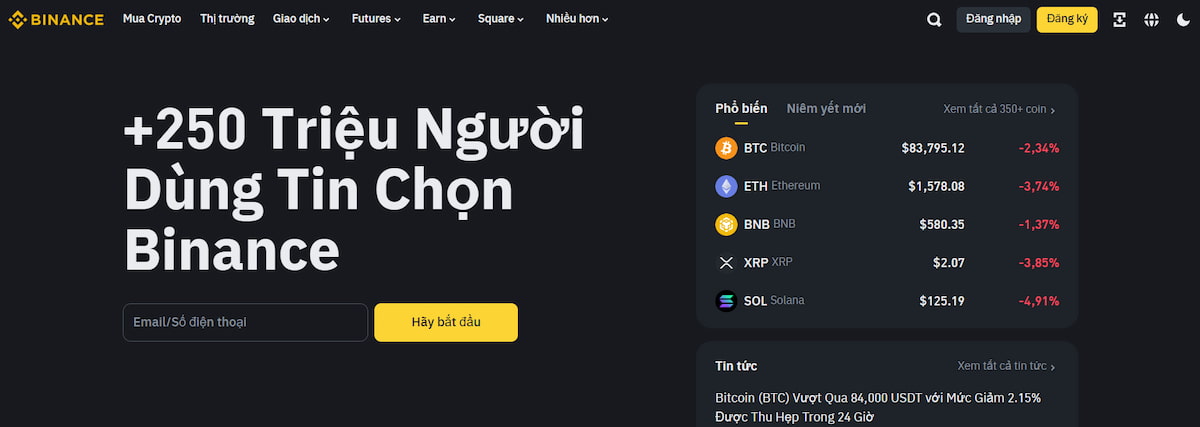 Binance – Sàn copy trading với tính thanh khoản cao, số lượng trader cực kỳ đông đảo
