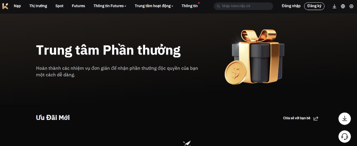 Kcex Các nền tảng tiền thưởng tiền điện tử tốt nhất