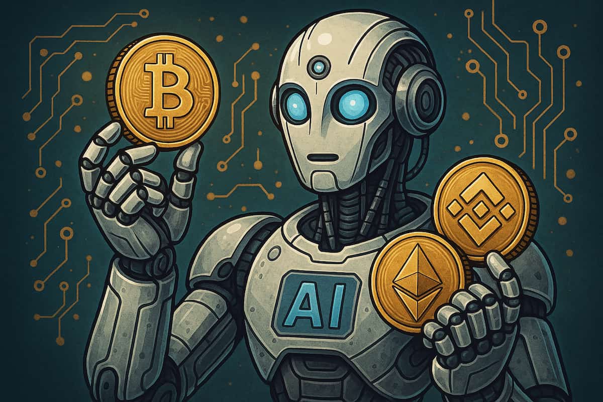 Infographic top coin AI tiềm năng 2025 - Xu hướng đầu tư cryptocurrency với công nghệ trí tuệ nhân tạo