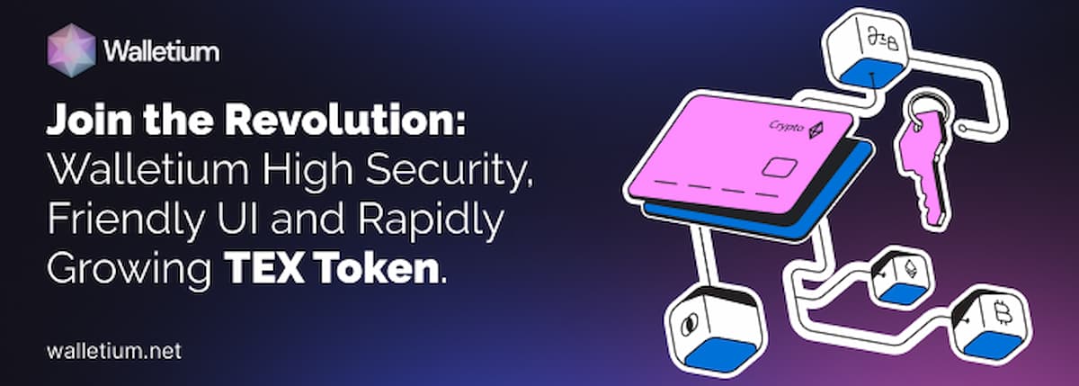 Walletium giới thiệu TEX và Ký gửi nhẹ Tiện ích tiền mã hóa hằng ngày ngay trong ví tối ưu cho Telegram