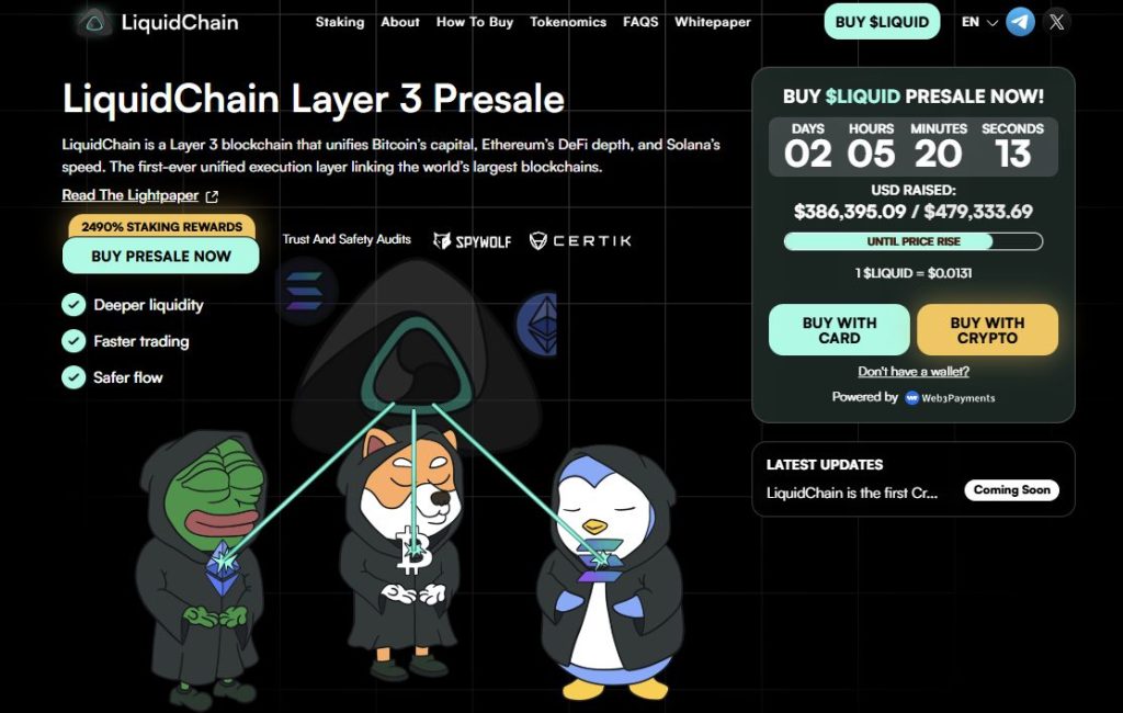 Presale, staking và tokenomics của $LIQUID