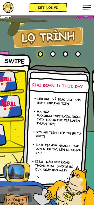 Kế hoạch phát triển của Maxi Doge