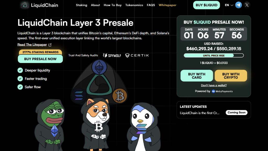 LiquidChain là gì và presale $LIQUID