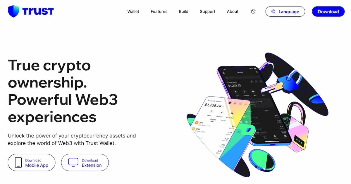 ฟีเจอร์เด่นของ Trust Wallet