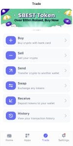How to Buy Coins on Best Wallet 1