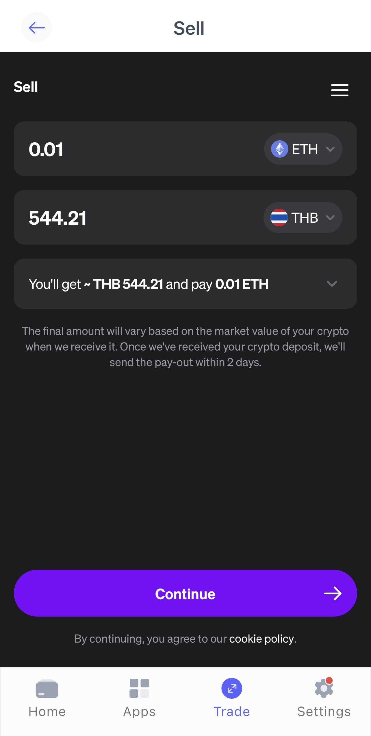 How to Sell Coins on Best Wallet 4