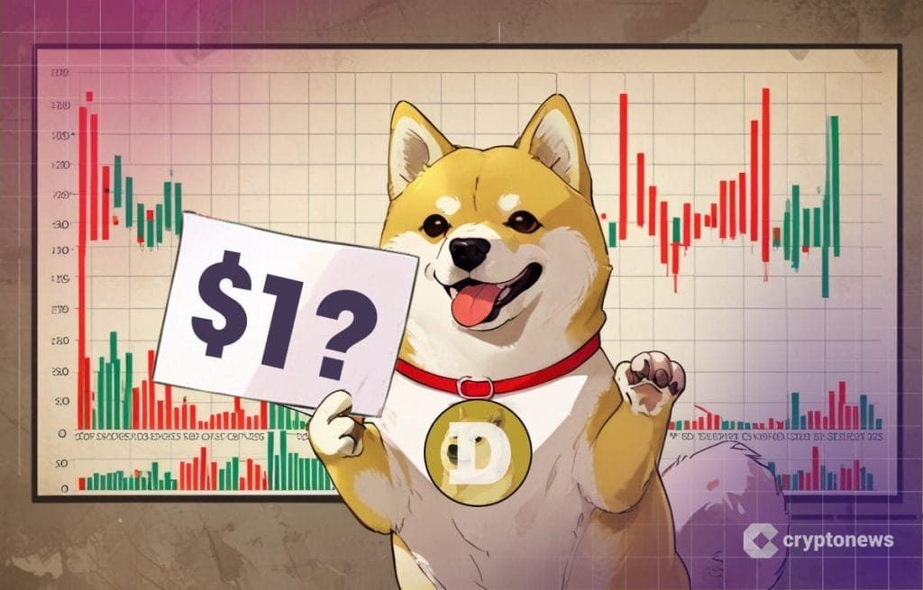 วาฬ Dogecoin สะสมเพิ่ม ยอดกระเป๋าเงินถือเกิน 1 ล้านเหรียญพุ่ง 62 ราย เตรียมพุ่งสู่เป้าหมาย 1 ดอลลาร์?