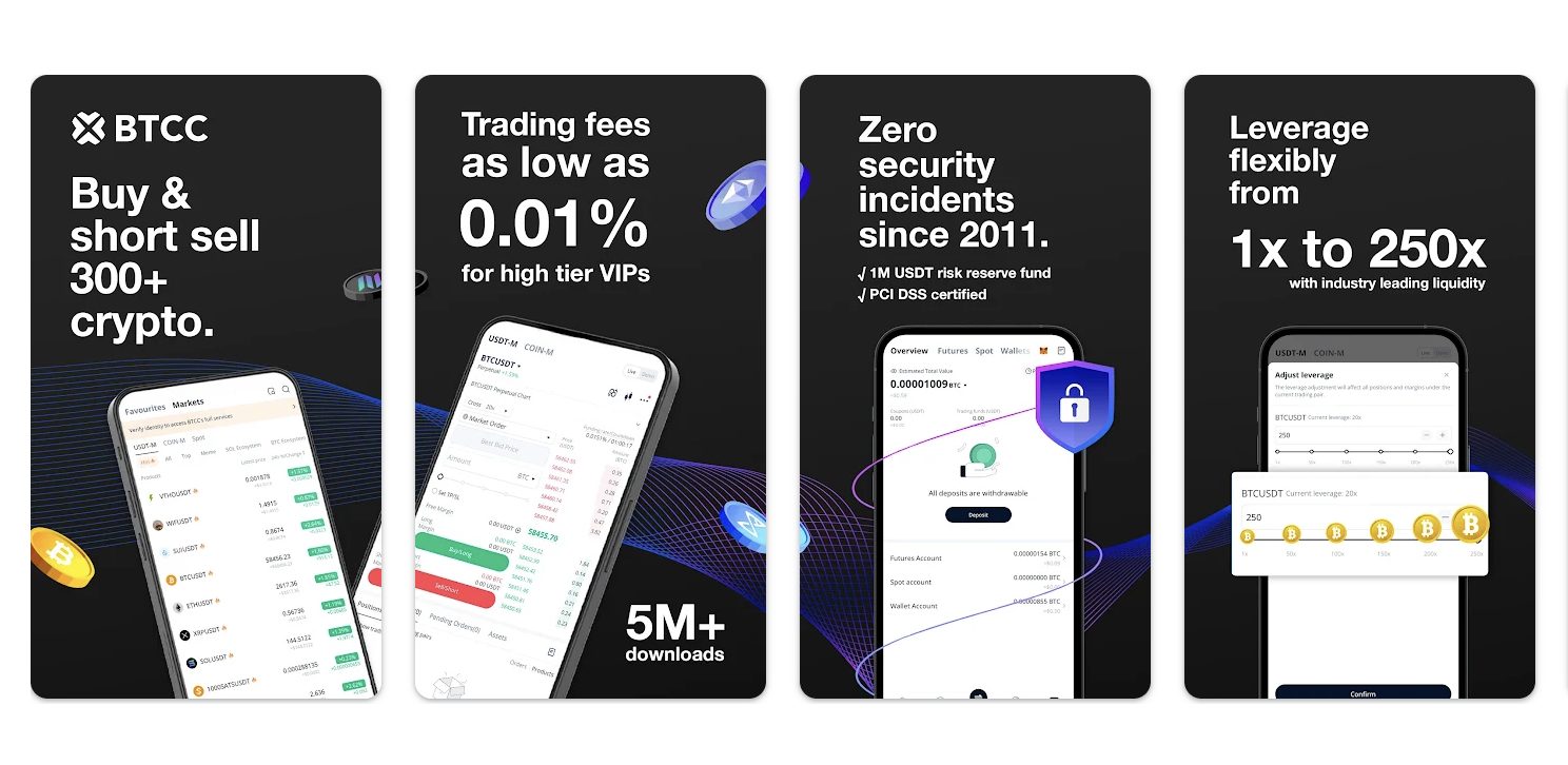 BTCC แพลตฟอร์มที่รองรับภาษาไทย มีเลเวอเรจ และ demo trading