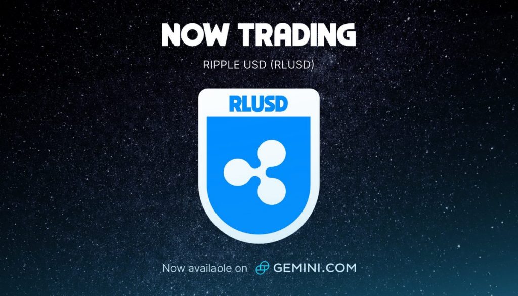 ข่าวดีชาว Ripple! ล่าสุด Gemini ประกาศรับ RLUSD เข้ากระดานเทรด!