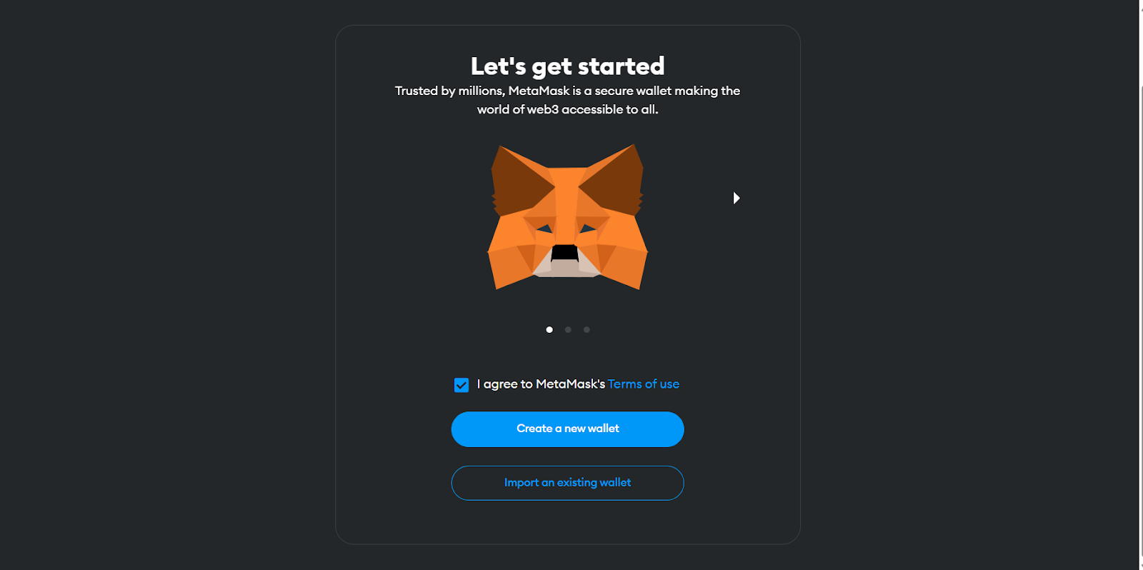 เริ่มใช้งาน MetaMask Wallet