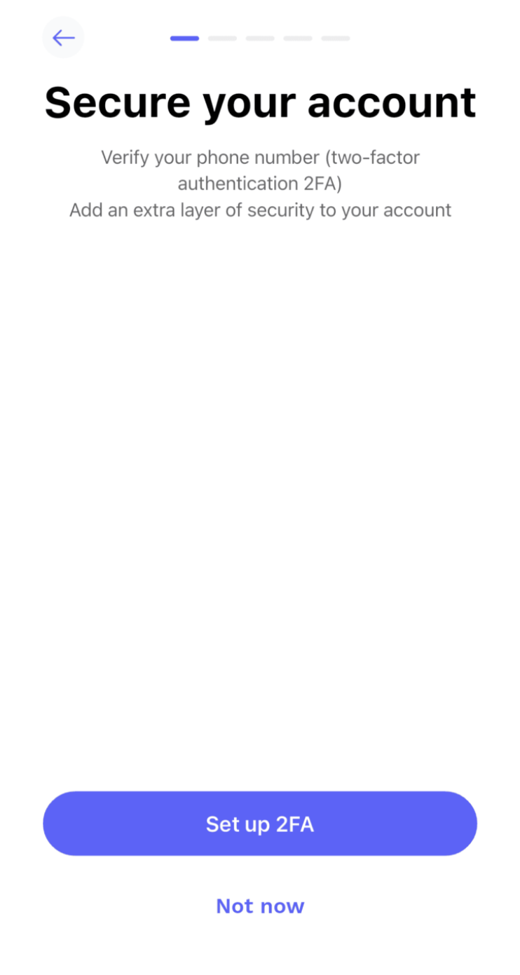 เปิดใช้งาน 2FA บน Best Wallet เพื่อยกระดับความปลอดภัย