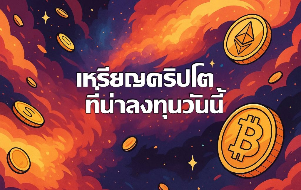 3 เหรียญคริปโตที่น่าลงทุนวันนี้ ในช่วงที่ Altcoin Season กำลังจะมา!