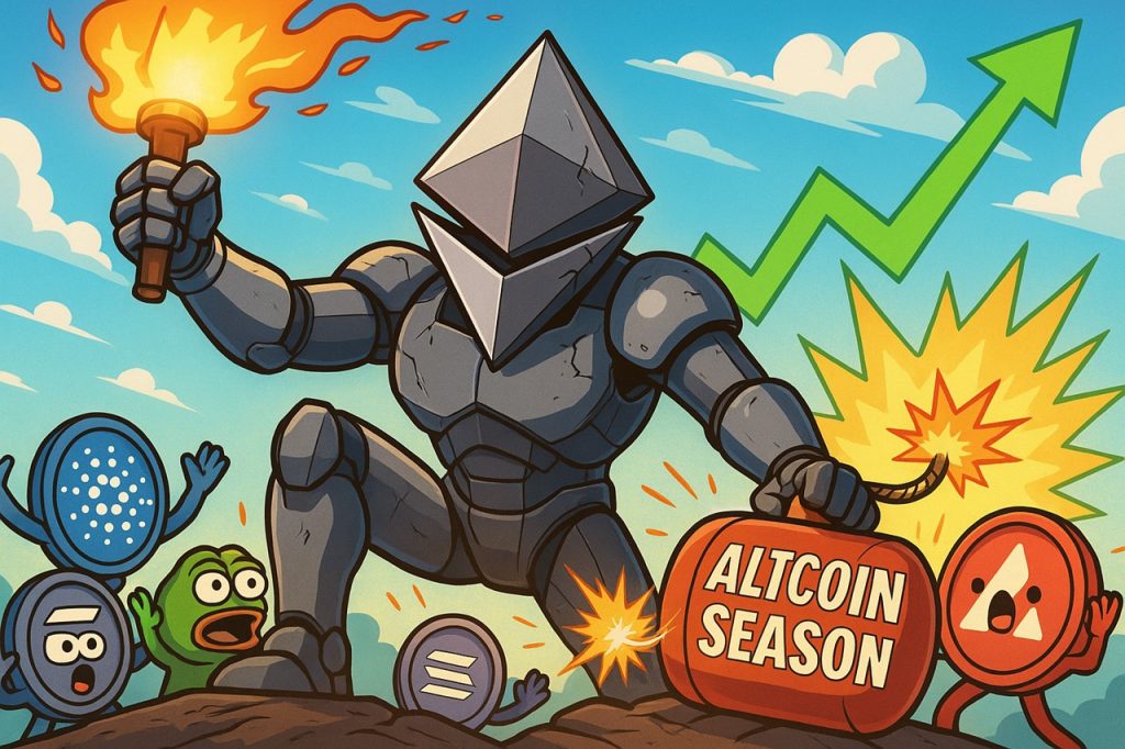 ETH ฟื้นจากความตาย! ราคาพุ่งกว่า 90% ในรอบ 2 เดือน เตรียมจุดระเบิด Altcoin Season