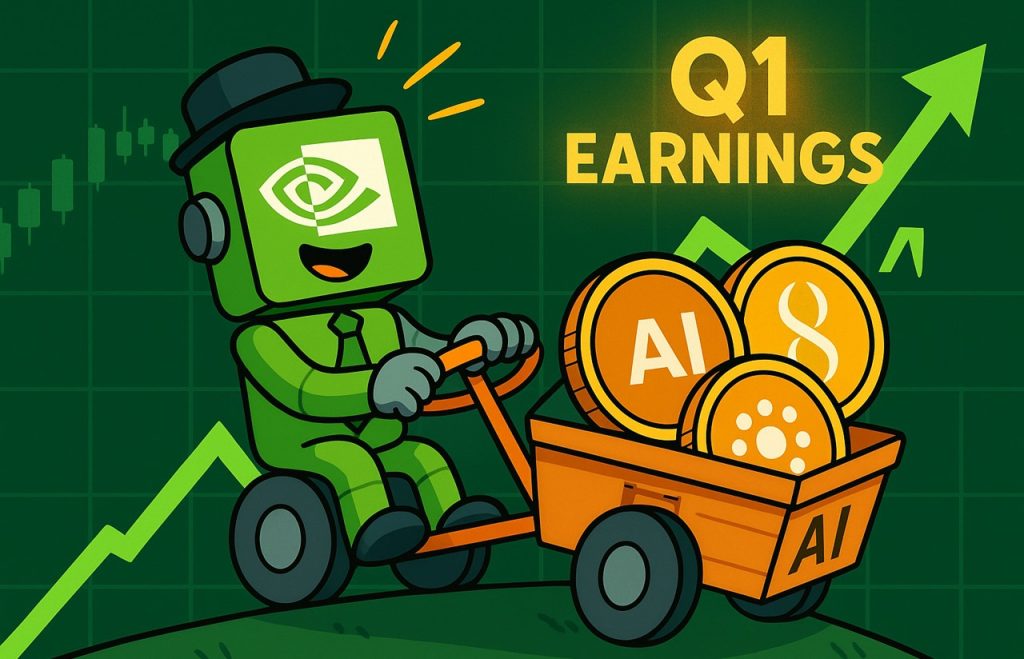 Nvidia Q1 สุดปัง! กำไรพุ่ง 69% หนุนราคาเหรียญ AI พุ่งเบาๆ!