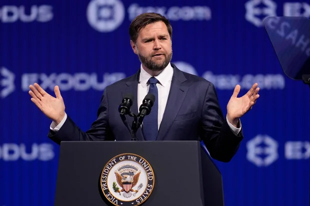 JD Vance รองประธานาธิบดีสหรัฐฯ ขึ้นเวที Bitcoin 2025 Conference