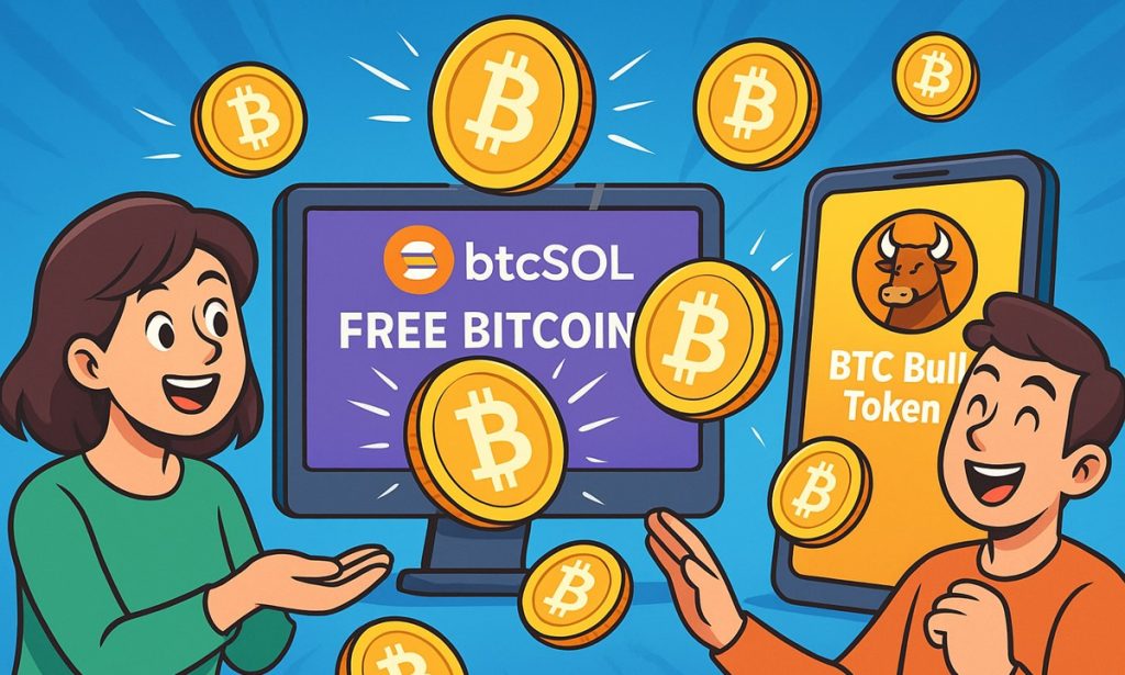 btcSOL และ BTC Bull Token กำลังมาแรง! 2 โปรเจ็กต์คริปโตใหม่ที่ให้ BTC ฟรีๆ